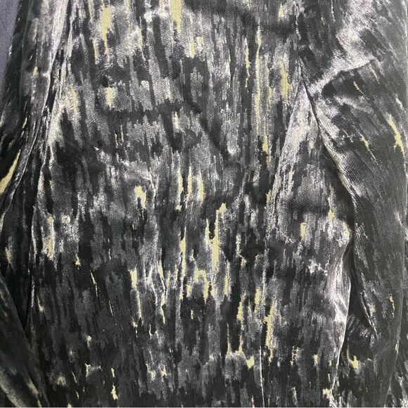 Donna Degnan Blue Single button Velvet blazer size 2 - Picture 4 of 7